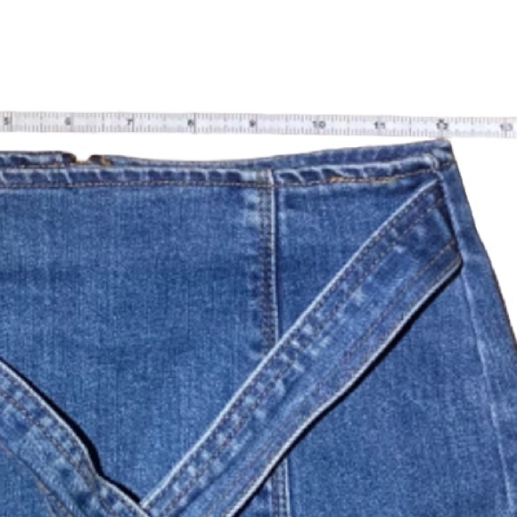 PacSun Women's Denim Front Tie Skirt Size 23 - Picture 4 of 5